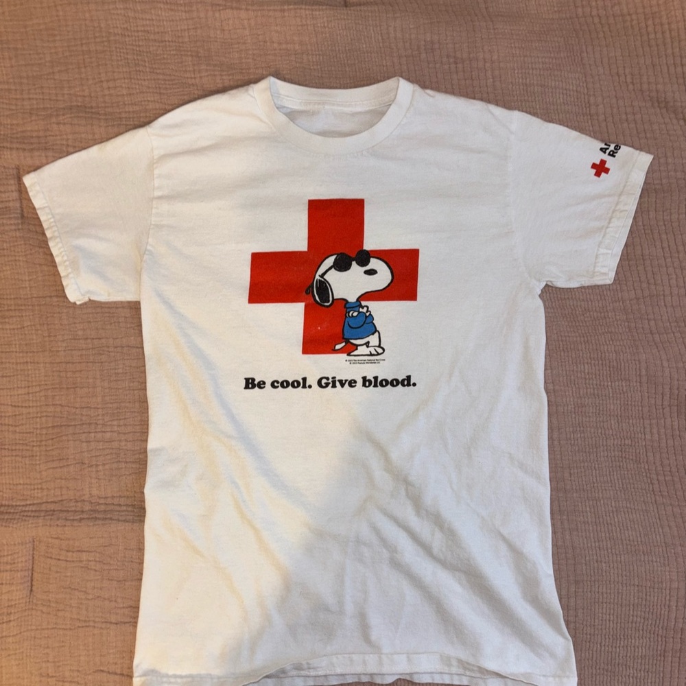 Snoopy Red Cross White T-Shirt for Dogs